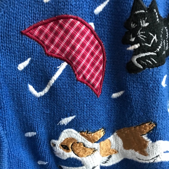 Light Sweater Raining Cats And Dogs 